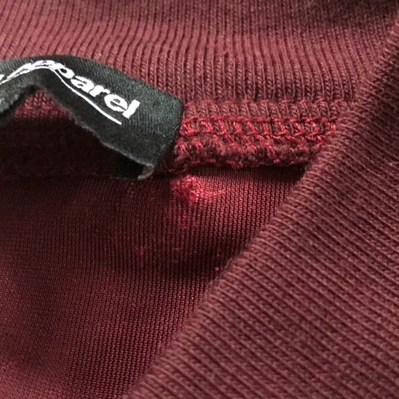 American Apparel velvet Amelia jacket Cabernet - Picture 3 of 5